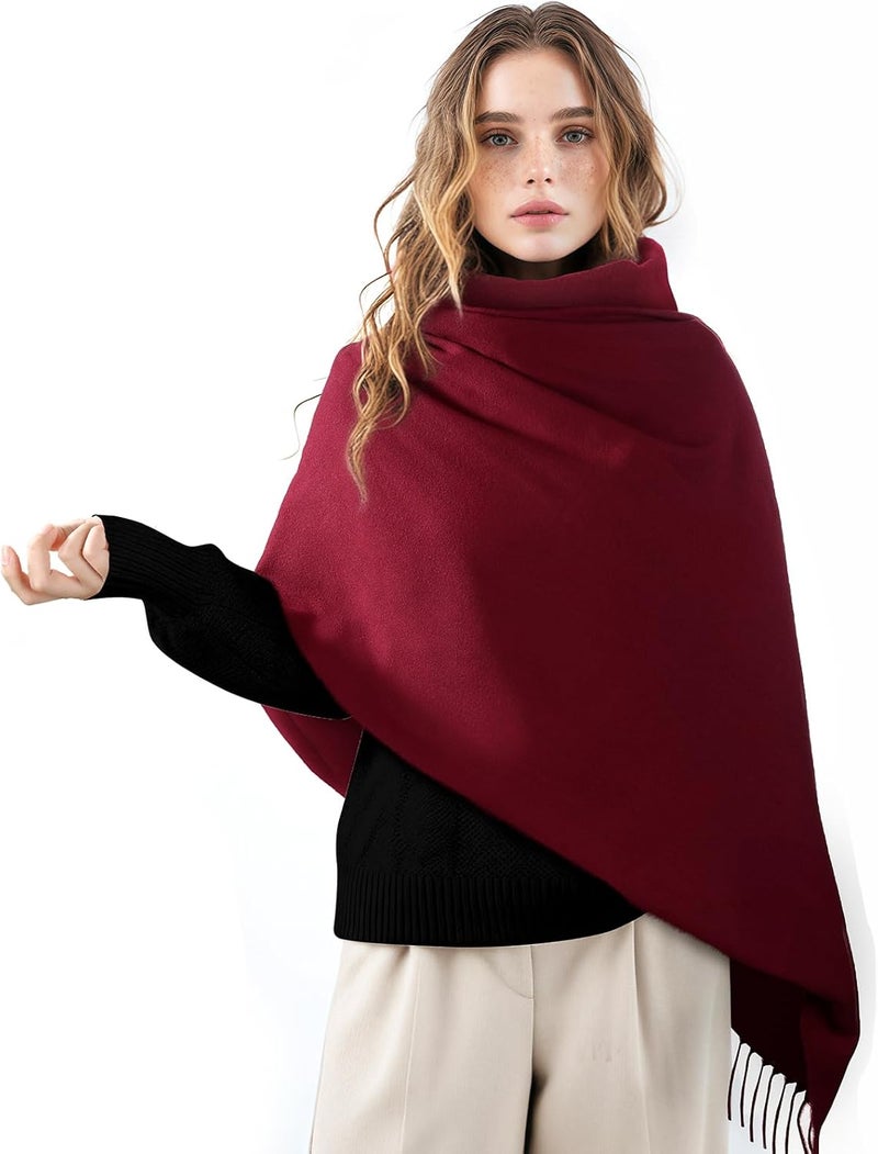 Premillow Scarfs for Women, Winter Scarf, Classic Pashmina Shawls and Wraps, Cashmere Feel Scarfs for Women, Long Scarves - Image 2